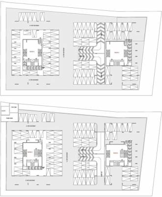  sky-view Block A And B Cluster Plan For Basement
