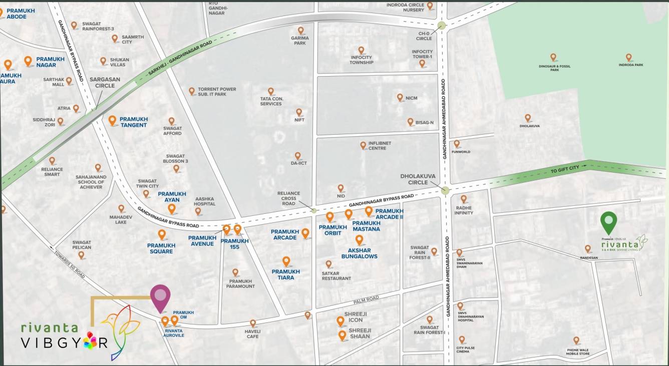  rivanta vibgyor Location Plan