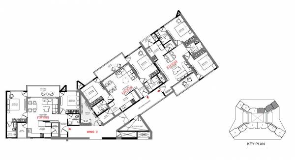  skyview Block D Cluster Plan For Typical Floor