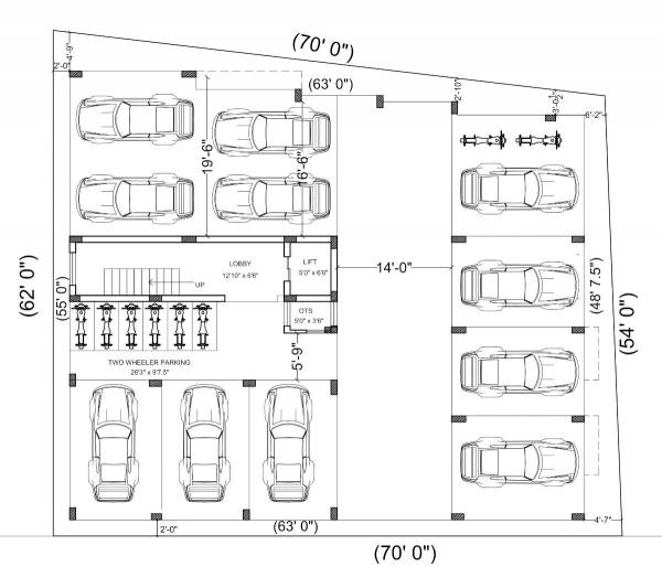  metro-view-apartment Metro View Apartment Cluster Plan For Ground Floor