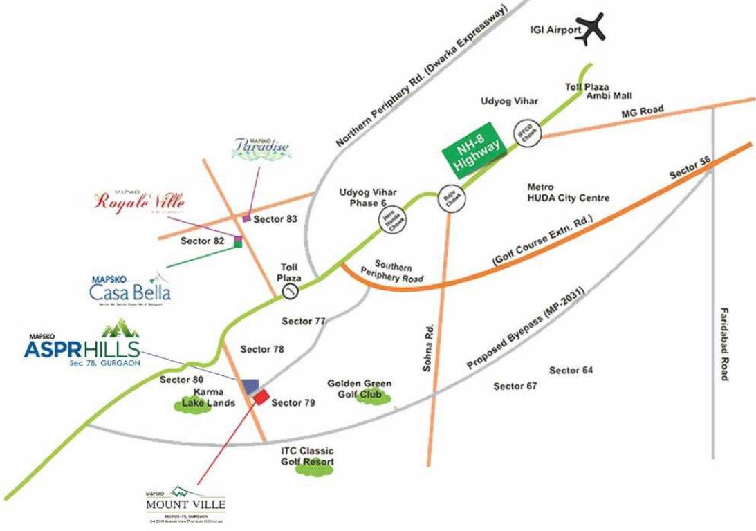  aspr hills Location Plan