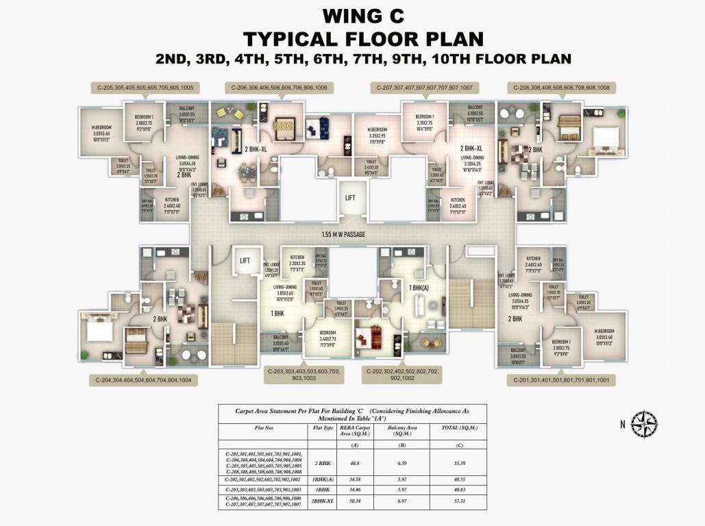  meander wing c MEANDER WING C Cluster Plan