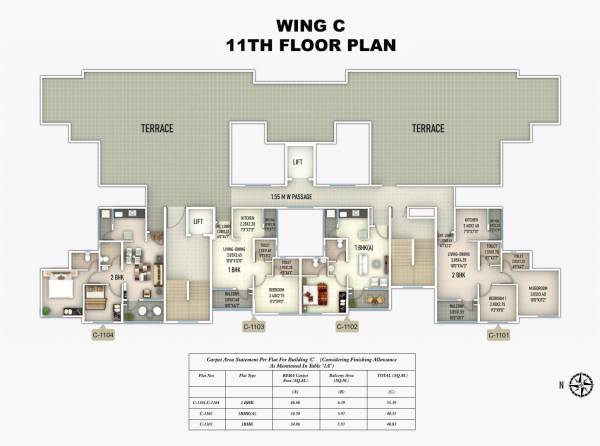  meander-wing-c MEANDER WING C Cluster Plan