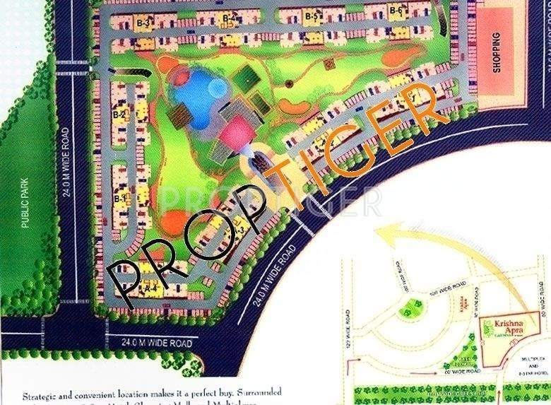  krishna apra gardens Images for Master Plan of Mapsko Group Krishna Apra Gardens