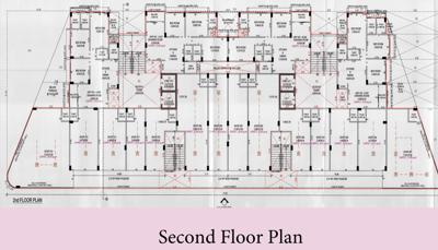  shree-vishnudhara-aashiyana Block A & B Cluster Plan for 2nd Floor