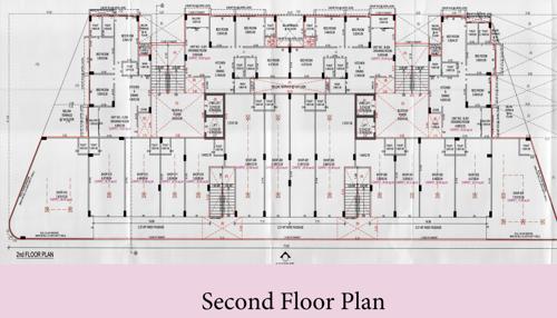  shree-vishnudhara-aashiyana Block A & B Cluster Plan for 2nd Floor