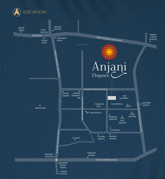 Location Plan anjani-elegance Location Plan