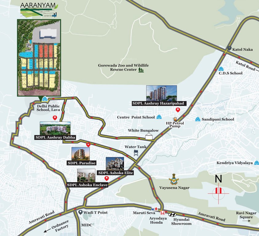  aaranyam Location Plan