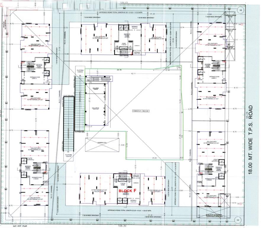  vivanta living block f Vivanta Living Block F Cluster Plan for ground Floor