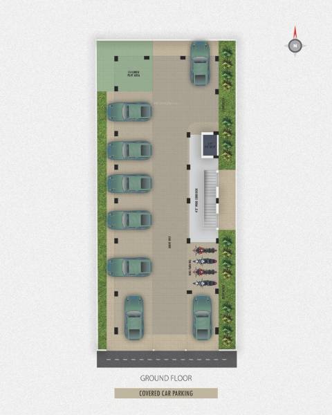  chitra-flats Chitra Flats Cluster Plan for ground Floor