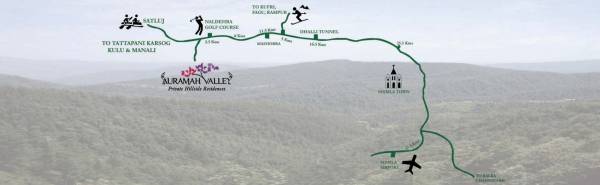 Location Plan auramah-valley-shimla Location Plan