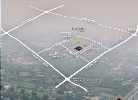  the-gold-sky-villa Location Plan
