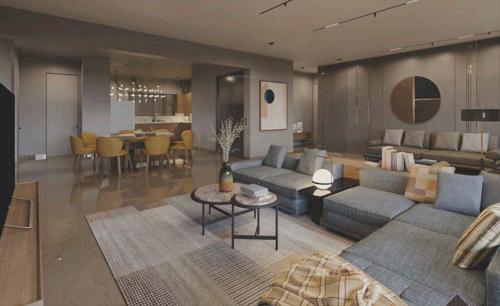  the-gold-sky-villa Living Area