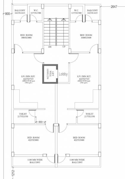  neelkamal Neelkamal Cluster Plan For Typical Floor Plan