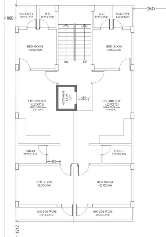  neelkamal Neelkamal Cluster Plan For Typical Floor Plan