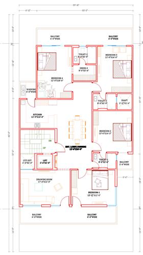 RR Construction 3150 Sqft Cluster Plan from 1st to 4th Floor construction-3150-sqft RR Construction 3150 Sqft Cluster Plan from 1st to 4th Floor