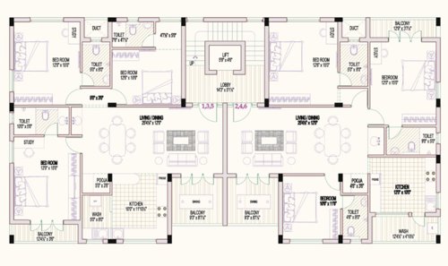  anugraha Anugraha Cluster Plan from 1st to 3rd Floor