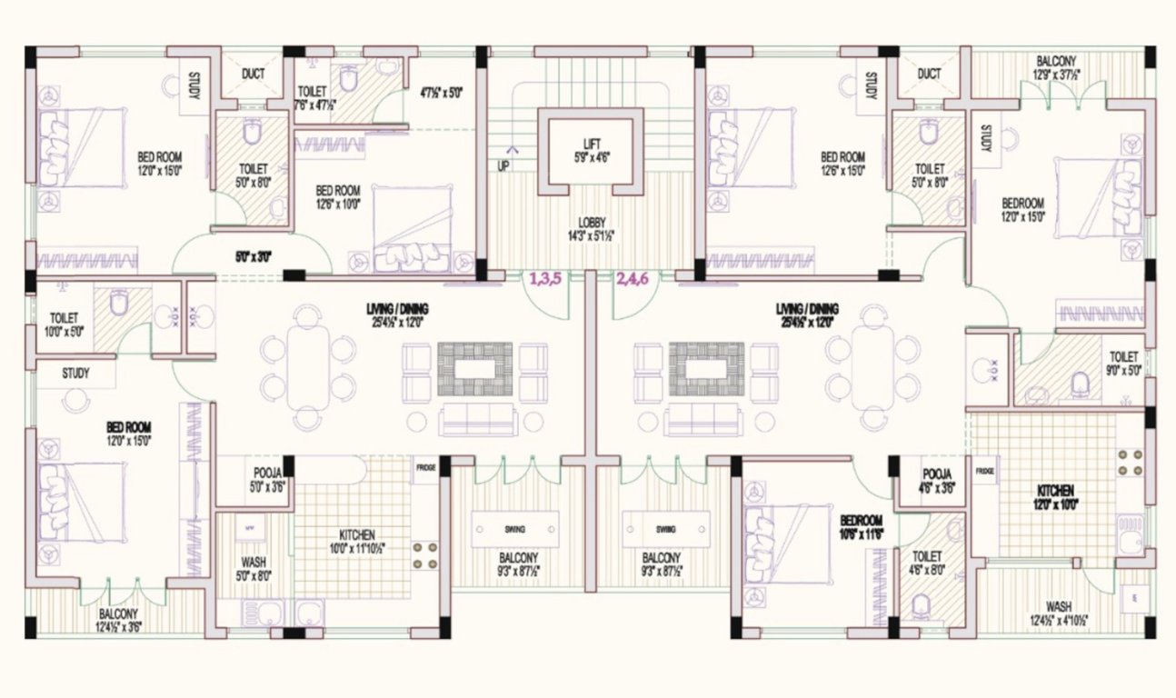  anugraha Anugraha Cluster Plan from 1st to 3rd Floor