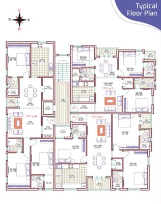  akshayam Akshayam Cluster Plan from 1st to 4th Floor