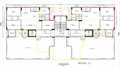  kalpavriksh C Cluster Plan For 14th Floor