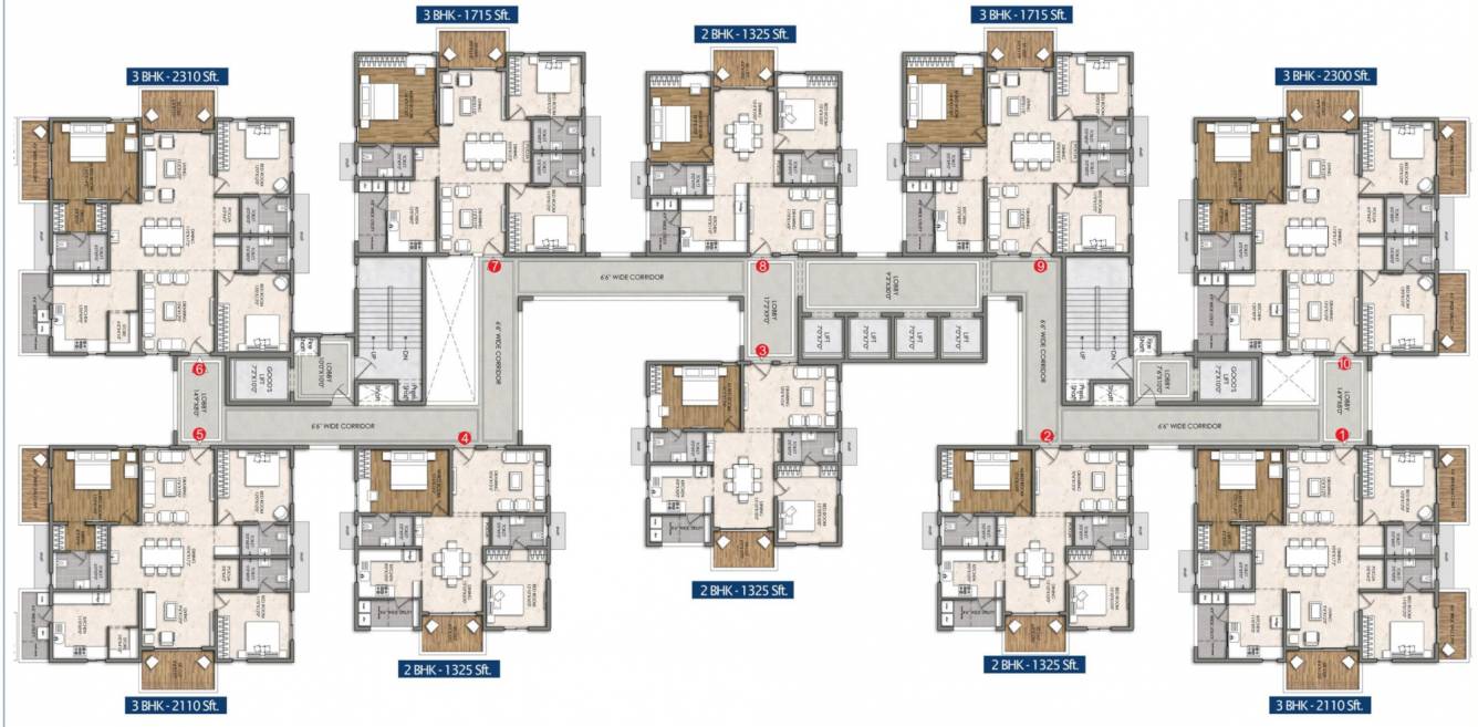  radhey skye Block F Cluster Plan