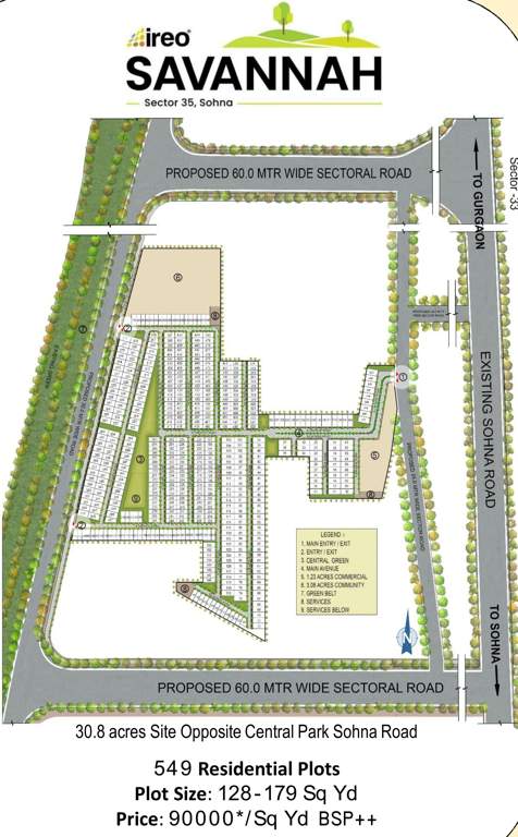  ireo savannah Layout Plan