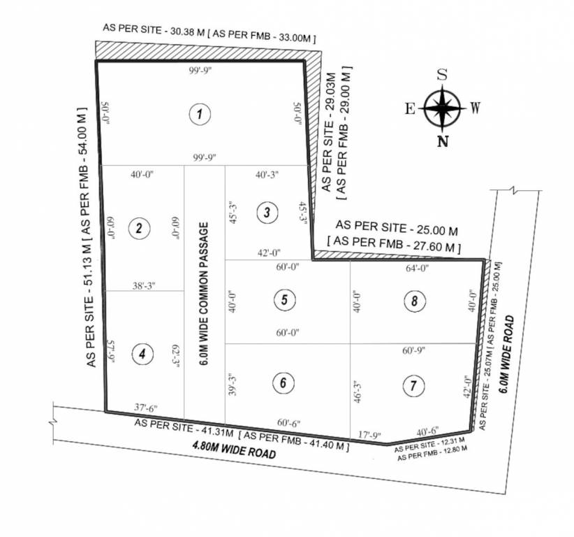  plot Layout Plan