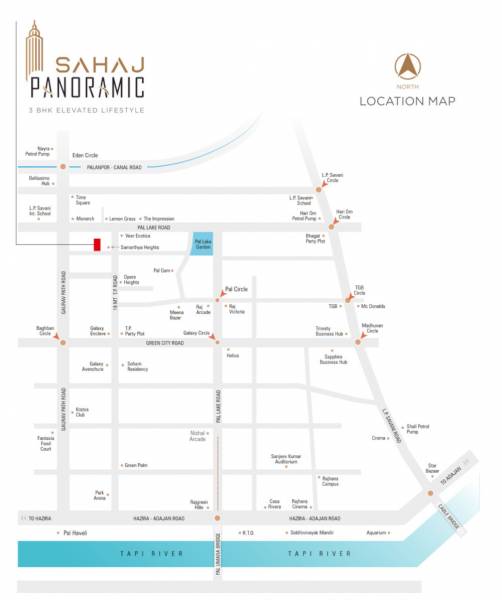  sahaj-panoramic Location Plan