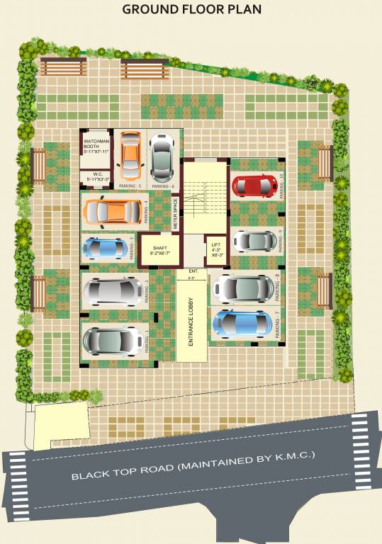  kutumb Kutumb Cluster Plan For Ground Floor