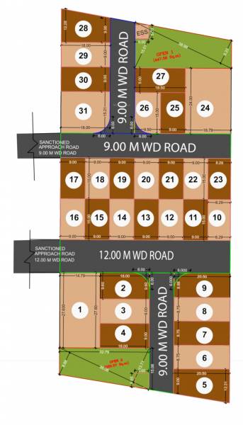 Layout Plan kuhaasa-residency Layout Plan