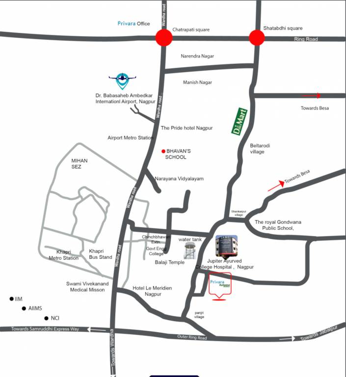 kuhaasa residency Location Plan