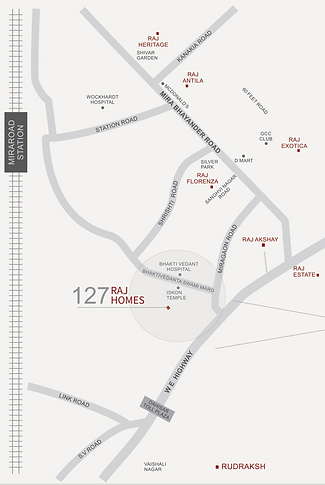 locationPlan of 127 Raj Homes D Wing