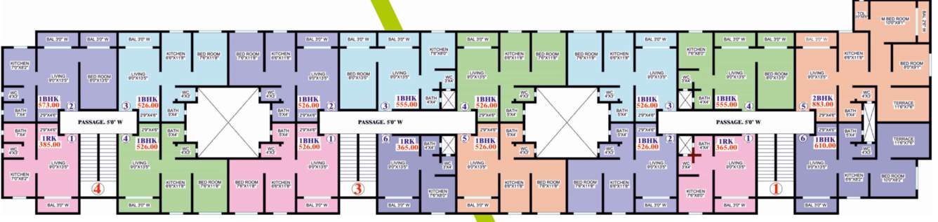 life complex Life Complex Cluster Plan From 1st To 3rd Floor Typical