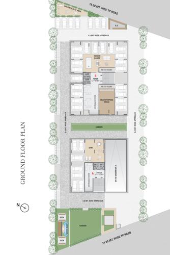  rosevill-regius Block A And Block B Cluster Plan for ground Floor