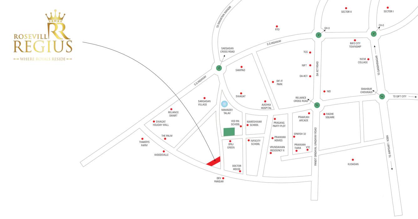  rosevill regius Location Plan