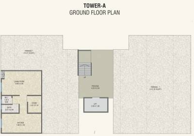  maruti-nandan-residency Tower A Cluster Plan For Ground Floor