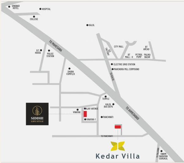  villa Location Plan