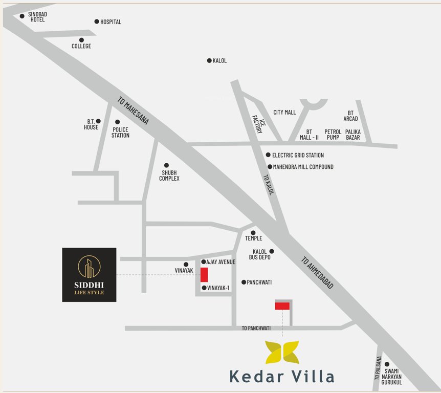  villa Location Plan