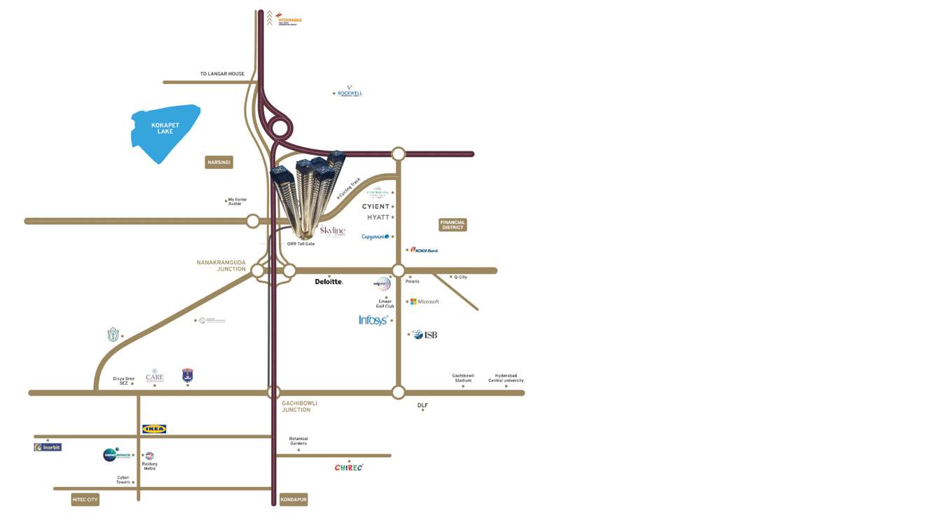  skyline Location Plan