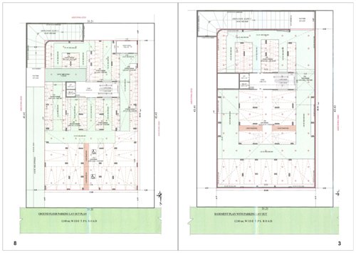  parth-avenue Block A Cluster Plan for Basement 1 And 2 Floor