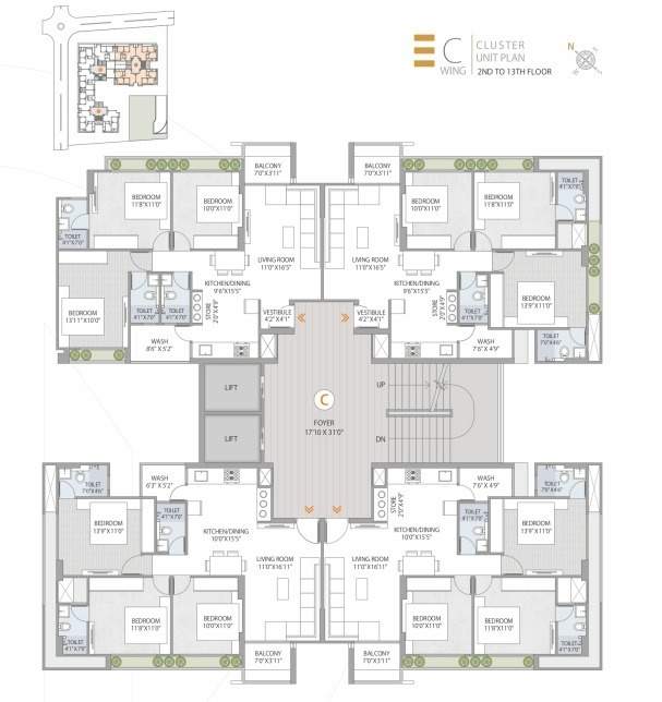  royal opulence Block A Cluster Plan