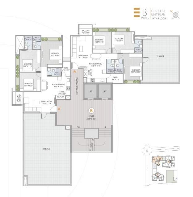  royal opulence Block B Cluster Plan