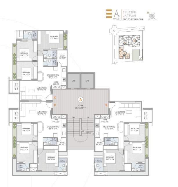  royal opulence Block C Cluster Plan