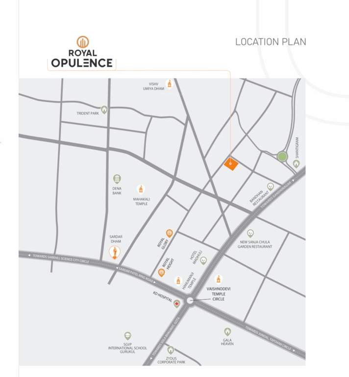  royal opulence Location Plan