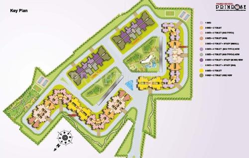  primrose Images for Layout Plan of Panchsheel Primrose