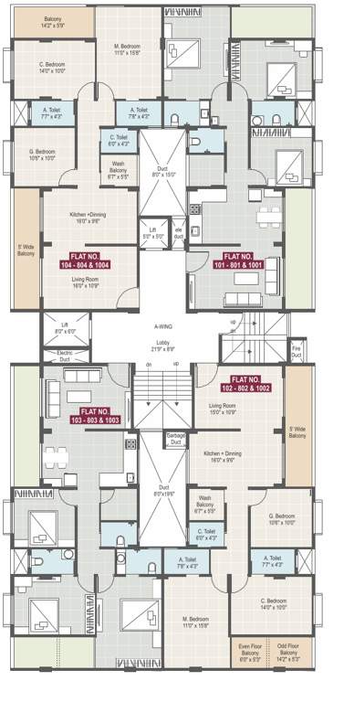  trilok heights Cluster Plan