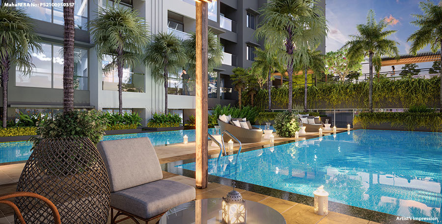  palladio kharadi central Swimming Pool