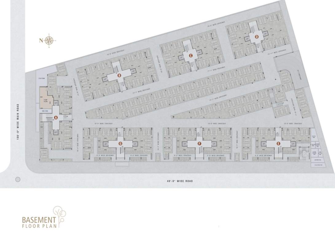  eden parmeshwar Block A, Block B, Block C, Block D, Block E, Block F, Block G Basement  Cluster Plan