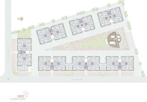  eden-parmeshwar Block A, Block B, Block C, Block D, Block E, Block F, Block G Cluster Plan for 1st Floor