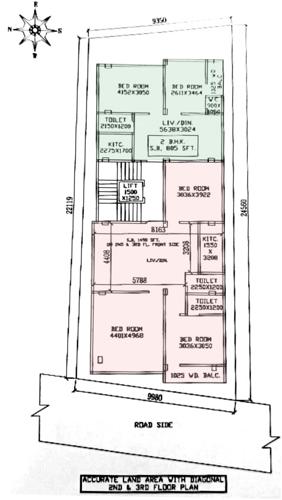  neelkantha-apartment Neelkantha Apartment Cluster Plan from 2nd And 3rd Floor